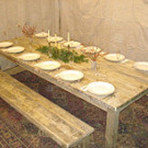 Made from Ocean Driftwood, Wood Dining Table