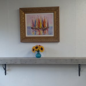 Mantel  , Gray Ocean  Fireplace Mantels (Order From 36 to 76 Inches Long)  These are 8&quot; deep x 2.5 to 4 inches thick