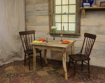 Wood Table ("36x27"x29 or 36"H) Driftwood Table, Beach House, Cottage, Counter Height, Sturdy, Farm, Rustic