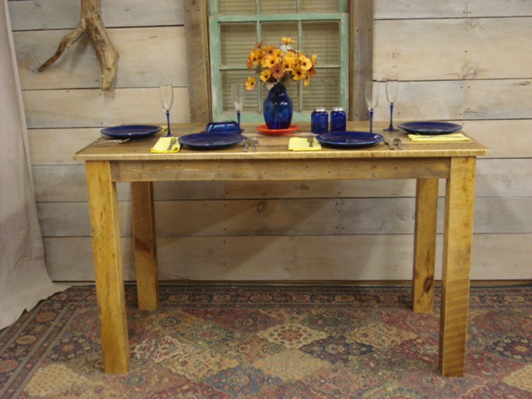 Farmhouse Table, Counter Height Dining Room Table, Farmhouse 54 X 28 X
