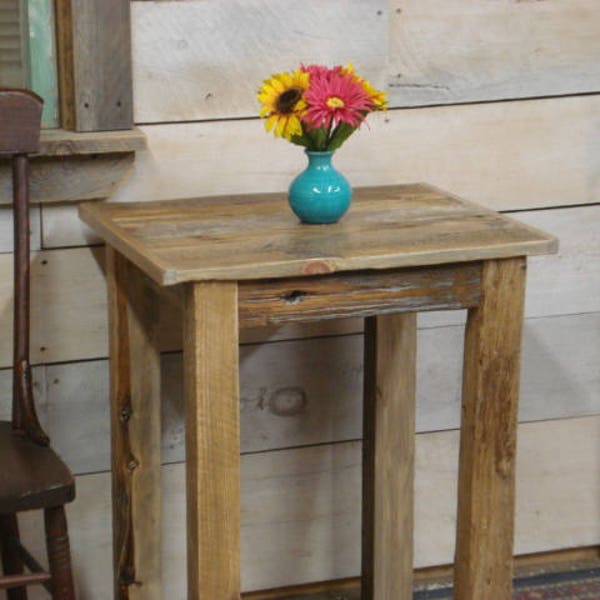 Driftwood End Table Etsy