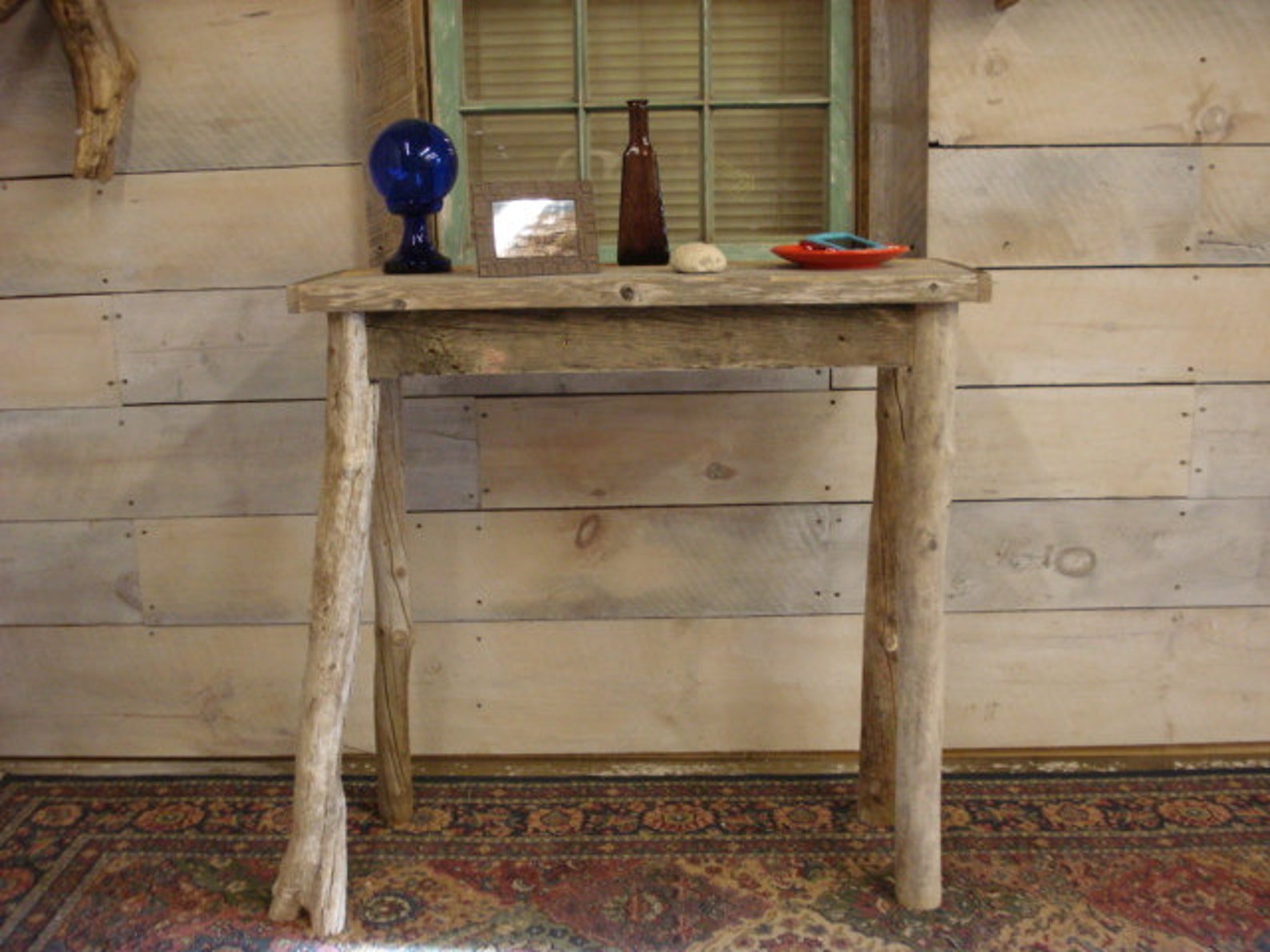 Driftwood End Table 24 X 24 X 26h pictured - Etsy