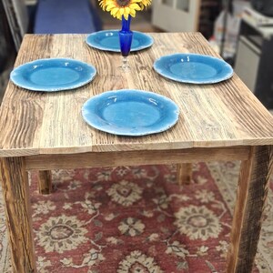 Made with Ocean Driftwood Rustic Table made with   ("36 x 30" x 30 or 36"H) Beach House, Cottage  counter height table, Dining RoomWestern