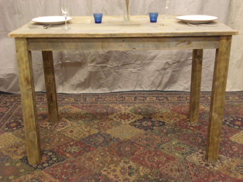 Farmhouse Table Rustic Dining Room Table Counter Height Etsy