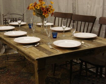Made from Ocean Driftwood, Wood Dining Table