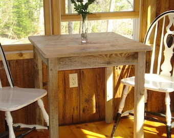 Made from Ocean Driftwood, Ocean Driftwood Dining Table ("27 x 27"x 29"H) (We can make any size)