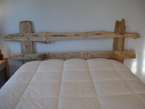 Ocean Driftwood Driftwood Headboard Made for King Queen Full