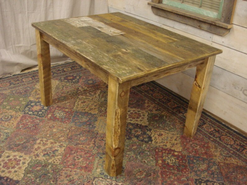 Counter Height Driftwood Dining room table 48 x Etsy