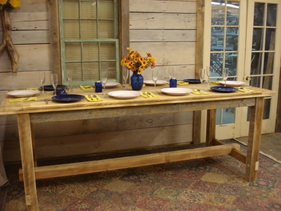Bulli Round Marble Top Farmhouse Dining Table with Log Wood Base - 120cm