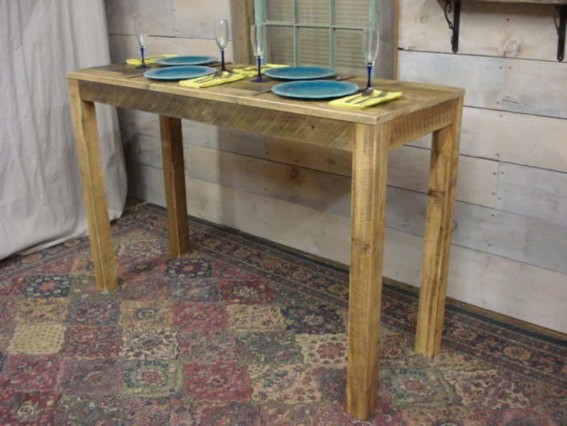 Rustic Counter Height table Farmhouse table 60 x | Etsy