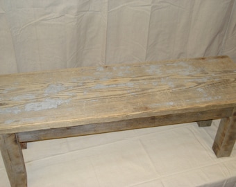 Driftwood Bench, Wood bench, bench (60"x12")