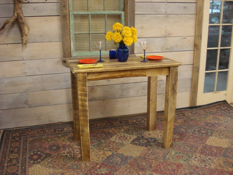 Counter Height Dining Room Table Farmhouse 46 X Etsy