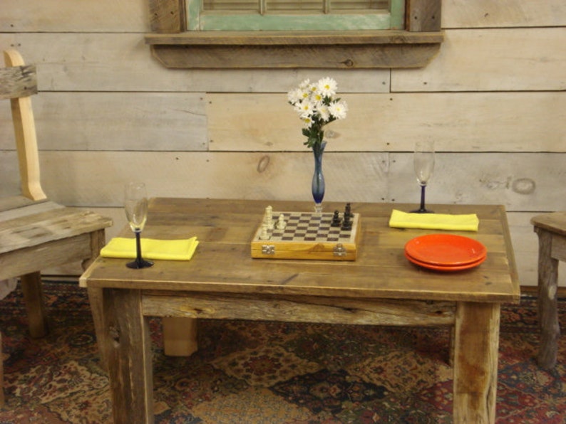 Driftwood Coffee Table 40 X 26 X 1620 H Etsy