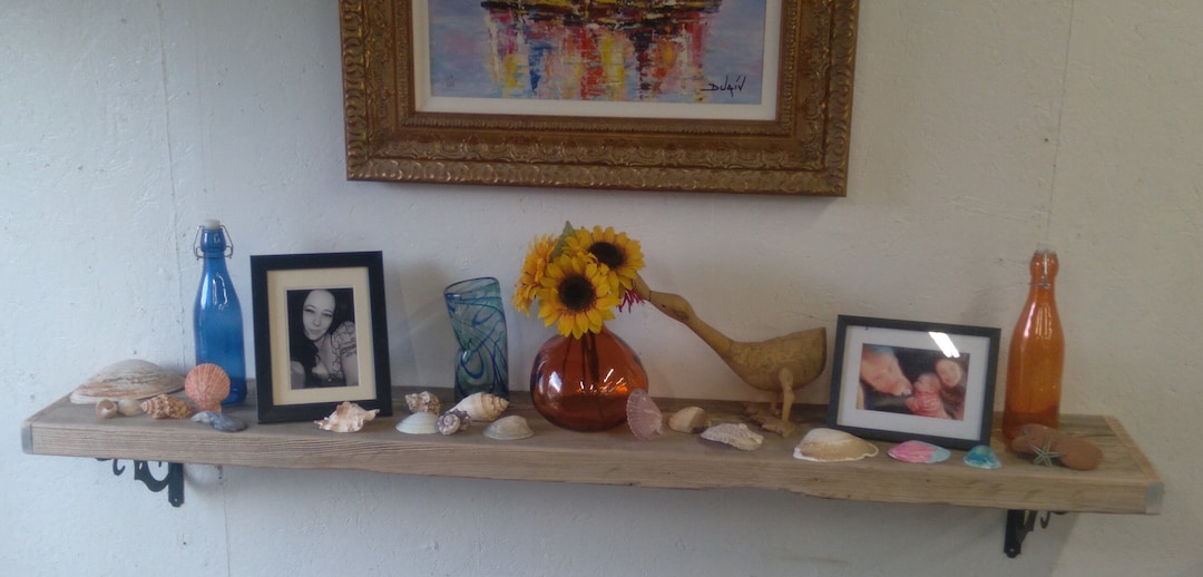 Ocean Driftwood, Driftwood Mantel/ Shelf order From 35 to 90 Long X 10