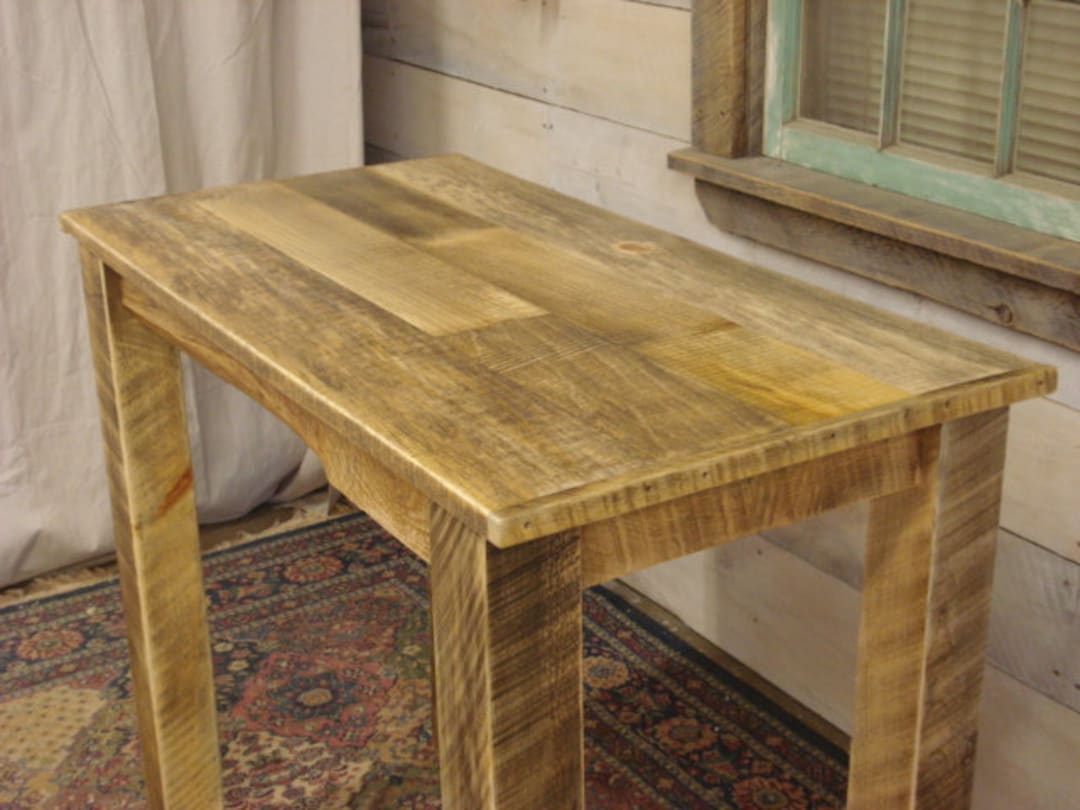 Rustic Dining Room Table Counter Height Table 48 X 24 X 30 or 36h
