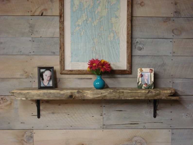 Driftwood Fireplace Mantels Order From 36 to 76 Inches Long Etsy
