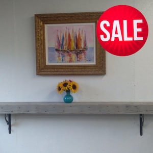 Mantel, Gray Ocean Fireplace Mantels (encomende de 36 a 76 polegadas de comprimento) Elas têm 8&quot; de profundidade x 2,5 a 4 polegadas de espessura