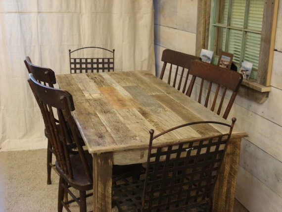 Made From Ocean Driftwood Farmhouse Dining Table Farmhouse Table