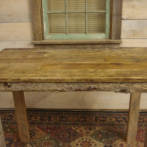 Made with Ocean Driftwood Table (30"Long x 24"Deep x 30 or 36" High) (Pictured is 54"x30"x 36"H)Western