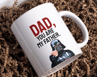 Taza de café del Día del Padre, Regalo para papá, Regalo para el marido, Regalo para los amantes de Star Wars, Darth Vader, Regalo divertido de Star Wars, Idea de regalo de Star Wars