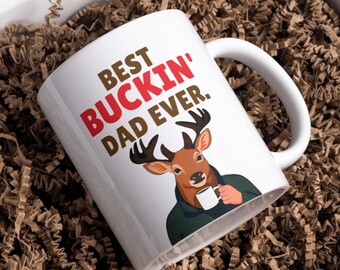 Father's Day Coffee Mug, Funny Father's Day Gift, Gift For Dad, Hunting Gift, Hunting Coffee Cup, Gift for Husband, Unique Dad Gift