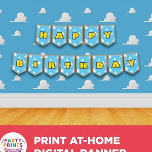 Custom Toy Story Party Banner