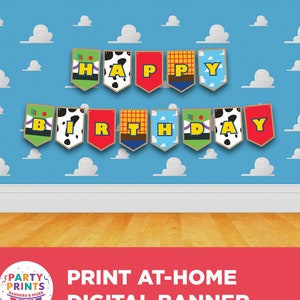 Custom Toy Story Party Banner