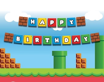 Custom Super Mario Party Banner