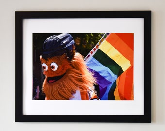 Gritty Pride Parade Photo: Philadelphia Mascot LGBTQ Art Print