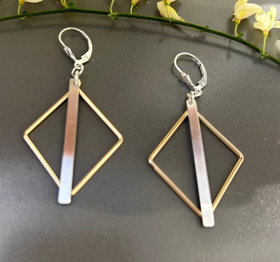 Mixed Metal Earrings