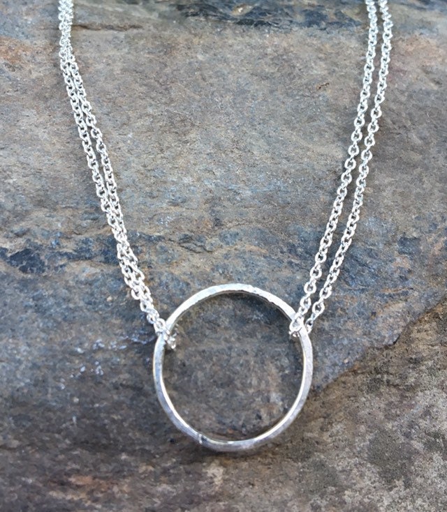 Karma store necklace silver