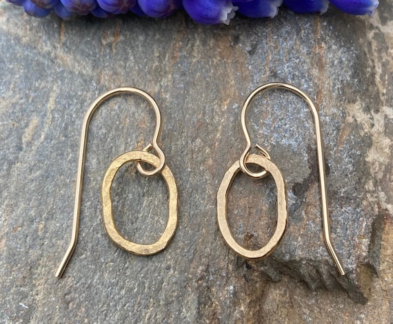 Freeform Gold Filled Earrings