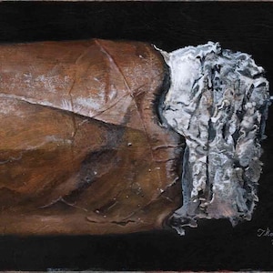 Cigar Painting, Fine Art Print, (Signed Limited Edition)