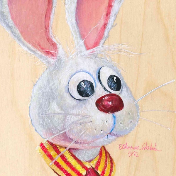 Whimsical Peter Cottontail - Chief Easter Bunny, Fine Art Print