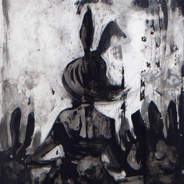 Playboy Bunny with Rabbits , Fine Art Print