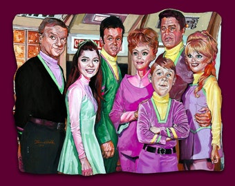 Lost in Space, Crew of the Jupiter 2, Fine Art Print