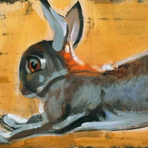 Autumn Rabbit, Fine Art Print