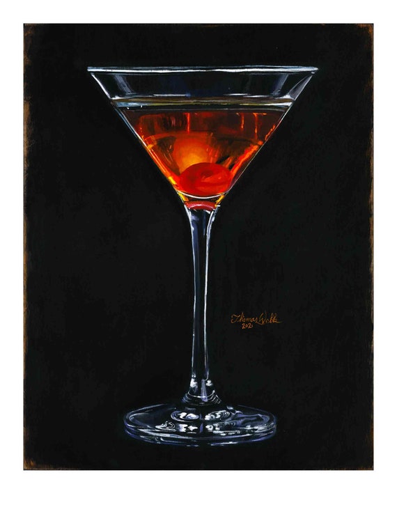 → View on Etsy: Manhattan Cocktail, Fine Art Print, (Signed Limited Edition) Manhattan Cocktail, Fine Art Print, (Signed Limited Edition)