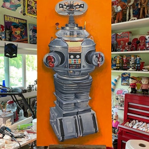 B9-Robot, Lost in Space, Fine Art Print Multiple Sizes image 7