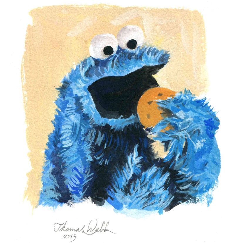 Cookie Monster, Fine Art Print, image 2