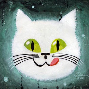 Friskies Cat Art, Friskies Dream, Fine Art Print