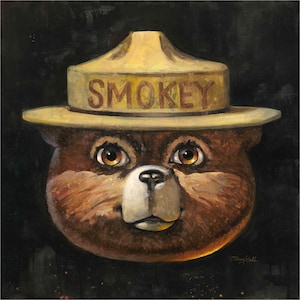 Smokey Bear, Limited Edition Fine Art Print (Officially Licensed, Signed and Numbered by the Artist)