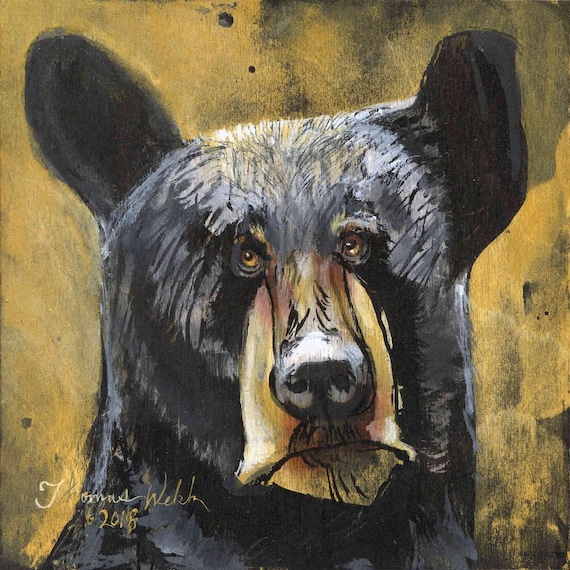 → View on Etsy: Black Bear, Gus, Fine Art Print, (Multiple Sizes) Black Bear, Gus, Fine Art Print, (Multiple Sizes)