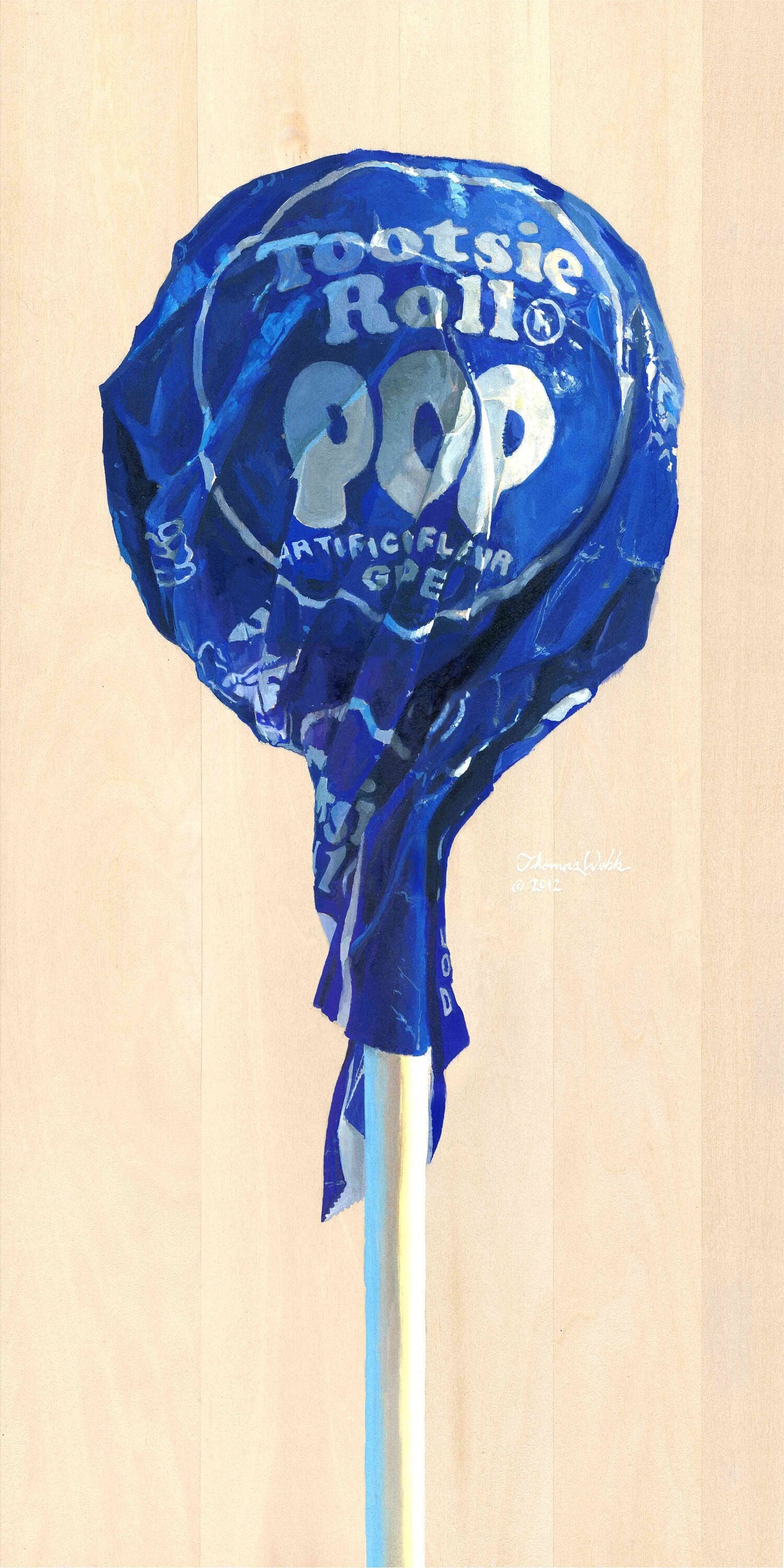 Grape Tootsie Roll Pop Fine Art Print Free Shipping in US - Etsy Hong Kong