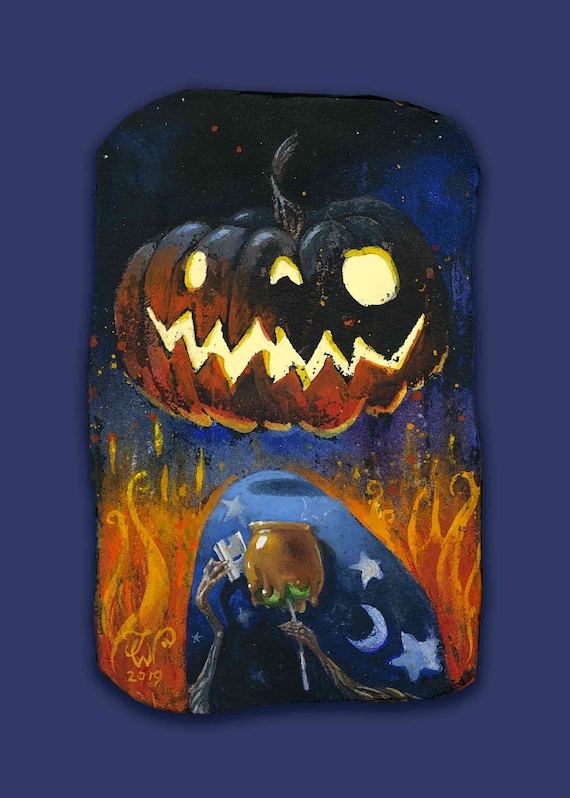 → View on Etsy: Jack O' Lantern, Fine Art Print Jack O' Lantern, Fine Art Print