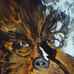 The Wolf Man Lon Chaney Jr, Fine Art Print . image 2