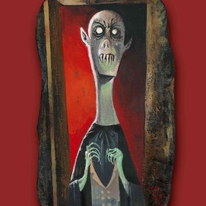 Vampire At The Door, Fine Art Print