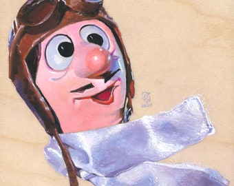 Antoine Caterpillar - Here Comes Peter Cottontai , Fine Art Print