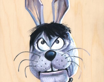 January Q. Irontail, from Here Comes Peter Cottontail , Fine Art Print