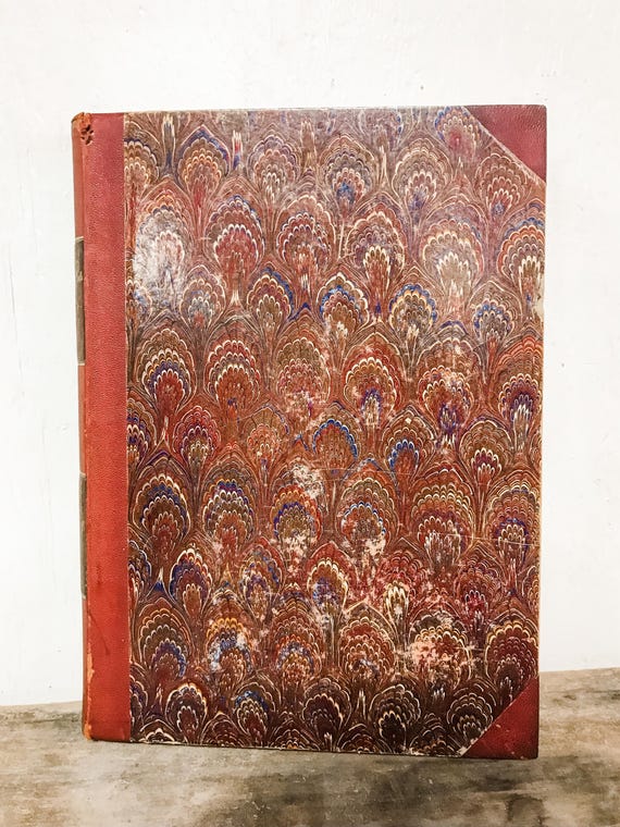 Antique French "Petit Journal" book